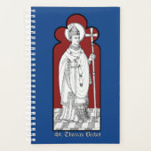 St. Thomas Becket Holding a Sword (M 033) Planer (Vorderseite)