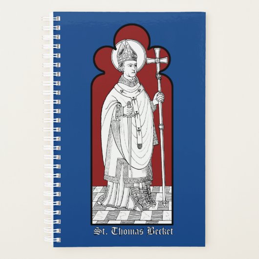 St. Thomas Becket Holding a Sword (M 033) Planer (Vorderseite)