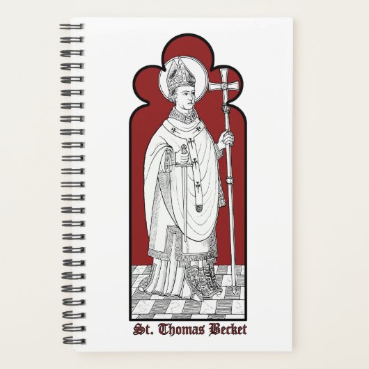 St. Thomas Becket Holding a Sword (M 033) Planer (Vorderseite)