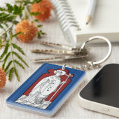 St. Thomas Becket Holding a Sword (M 033) Schlüsselanhänger (Vorderseite rechts)