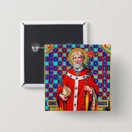 St. Thomas Becket in Red Chasuble (K 34) Button