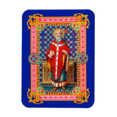 St. Thomas Becket in Red Chasuble (K 34) Magnet (Vertikal)