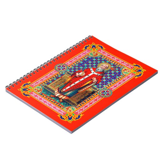 St. Thomas Becket in Red Chasuble (K 34) Notizblock (Linke Seite)