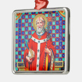 St. Thomas Becket in Red Chasuble (K 34) Ornament Aus Metall (Links)
