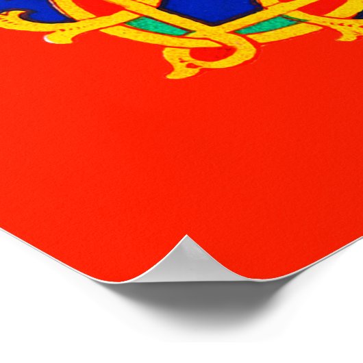 St. Thomas Becket in Red Chasuble (K 34) Poster (Ecke)