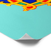 St. Thomas Becket in Red Chasuble (K 34) Poster (Ecke)