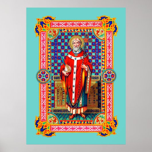 St. Thomas Becket in Red Chasuble (K 34) Poster (Vorne)