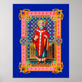 St. Thomas Becket in Red Chasuble (K 34) Poster