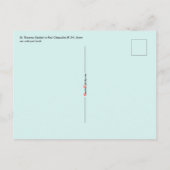 St. Thomas Becket in Red Chasuble (K 34) Postkarte (Rückseite)