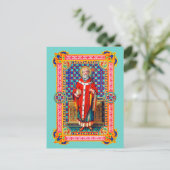 St. Thomas Becket in Red Chasuble (K 34) Postkarte (Stehend Vorderseite)