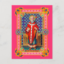St. Thomas Becket in Red Chasuble (K 34) Postkarte