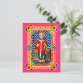 St. Thomas Becket in Red Chasuble (K 34) Postkarte (Stehend Vorderseite)