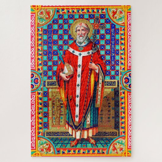 St. Thomas Becket in Red Chasuble (K 34) Puzzle (Vertikal)