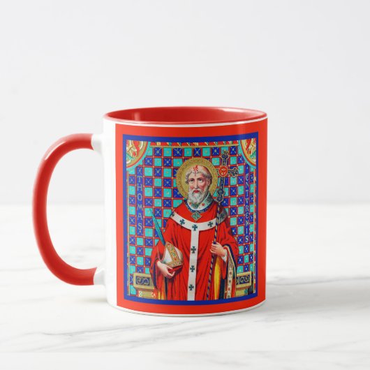 St. Thomas Becket in Red Chasuble (K 34) Tasse (Links)