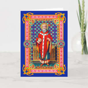 St. Thomas Becket in roter Kasel (K 34) Karte