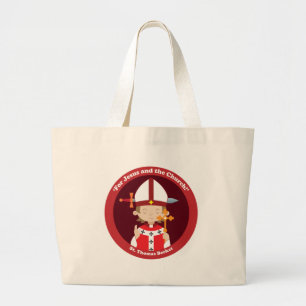 St. Thomas Becket Jumbo Stoffbeutel