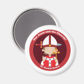St. Thomas Becket Magnet (Vorderseite/Rückseite)