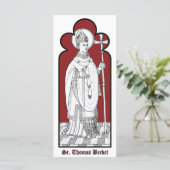 St. Thomas Becket mit einem Schwert (M 033) (Stehend Vorderseite)