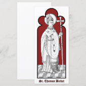 St. Thomas Becket mit einem Schwert (M 033) (Vorne/Hinten)