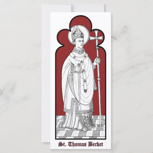 St. Thomas Becket mit einem Schwert (M 033) (Vorderseite)