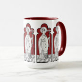 St. Thomas Becket mit einem Schwert (M 033) Tasse (VorderseiteRechts)