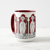 St. Thomas Becket mit einem Schwert (M 033) Tasse (Vorderseite Links)