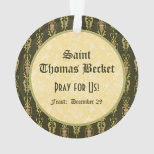 St. Thomas Becket mit Schwert in der Mitra (P 005) Ornament