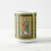 St. Thomas Becket mit Schwert in Miter (P 005) Kaffeetasse (Mittel)