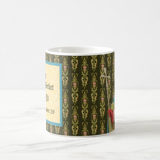 St. Thomas Becket mit Schwert in Miter (P 005) Kaffeetasse (Mittel)