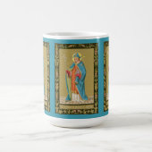 St. Thomas Becket mit Schwert in Miter (P 005) Kaffeetasse (Mittel)