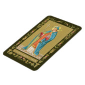 St. Thomas Becket mit Schwert in Miter (P 005) Magnet (Linke Seite)