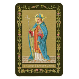 St. Thomas Becket mit Schwert in Miter (P 005) Magnet