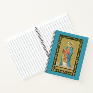 St. Thomas Becket mit Schwert in Miter (P 005) Notizblock