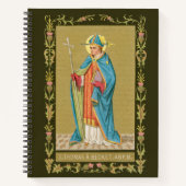 St. Thomas Becket mit Schwert in Miter (P 005) Notizblock (Vorderseite)