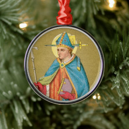 St. Thomas Becket mit Schwert in Miter (P 005) Ornament Aus Metall