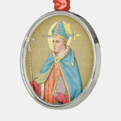 St. Thomas Becket mit Schwert in Miter (P 005) Ornament Aus Metall (Links)