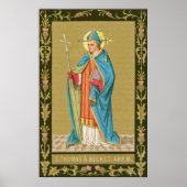 St. Thomas Becket mit Schwert in Miter (P 005) Poster (Vorne)