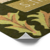 St. Thomas Becket mit Schwert in Miter (P 005) Poster (Ecke)