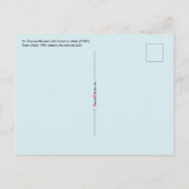 St. Thomas Becket mit Schwert in Miter (P 005) Postkarte (Rückseite)