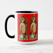 St. Thomas Becket mit Schwert (M 033; koloriert) Tasse (Links)