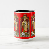 St. Thomas Becket mit Schwert (M 033; koloriert) Tasse (Zentrum)