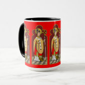 St. Thomas Becket mit Schwert (M 033; koloriert) Tasse (Vorderseite Links)