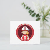 St. Thomas Becket Postkarte (Stehend Vorderseite)