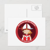 St. Thomas Becket Postkarte (Vorne/Hinten)