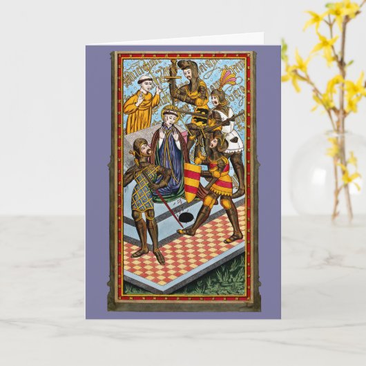 St. Thomas Beckets Martyrdom (M 031) Karte (Gelbe Blume)