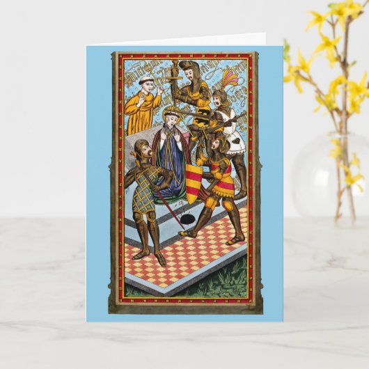 St. Thomas Beckets Martyrdom (M 031) Karte (Gelbe Blume)