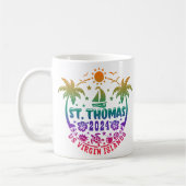 St. Thomas Bliss: Tropische Jungfrau Kaffeetasse (Links)