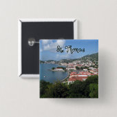 St. Thomas Button (Vorne & Hinten)