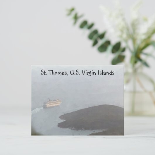 St. Thomas Cruise Postcard Postkarte (Stehend Vorderseite)
