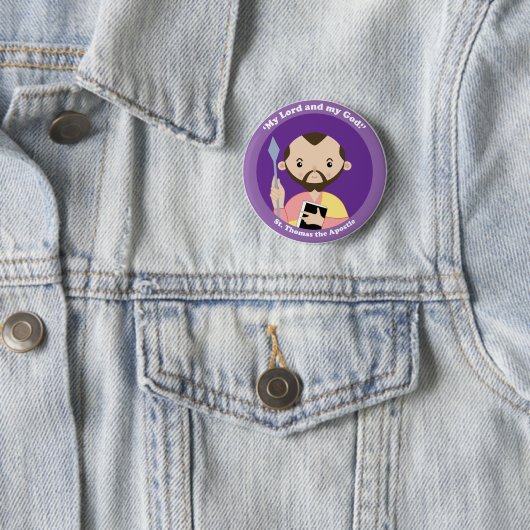 St Thomas der Apostel Button (Beispiel)